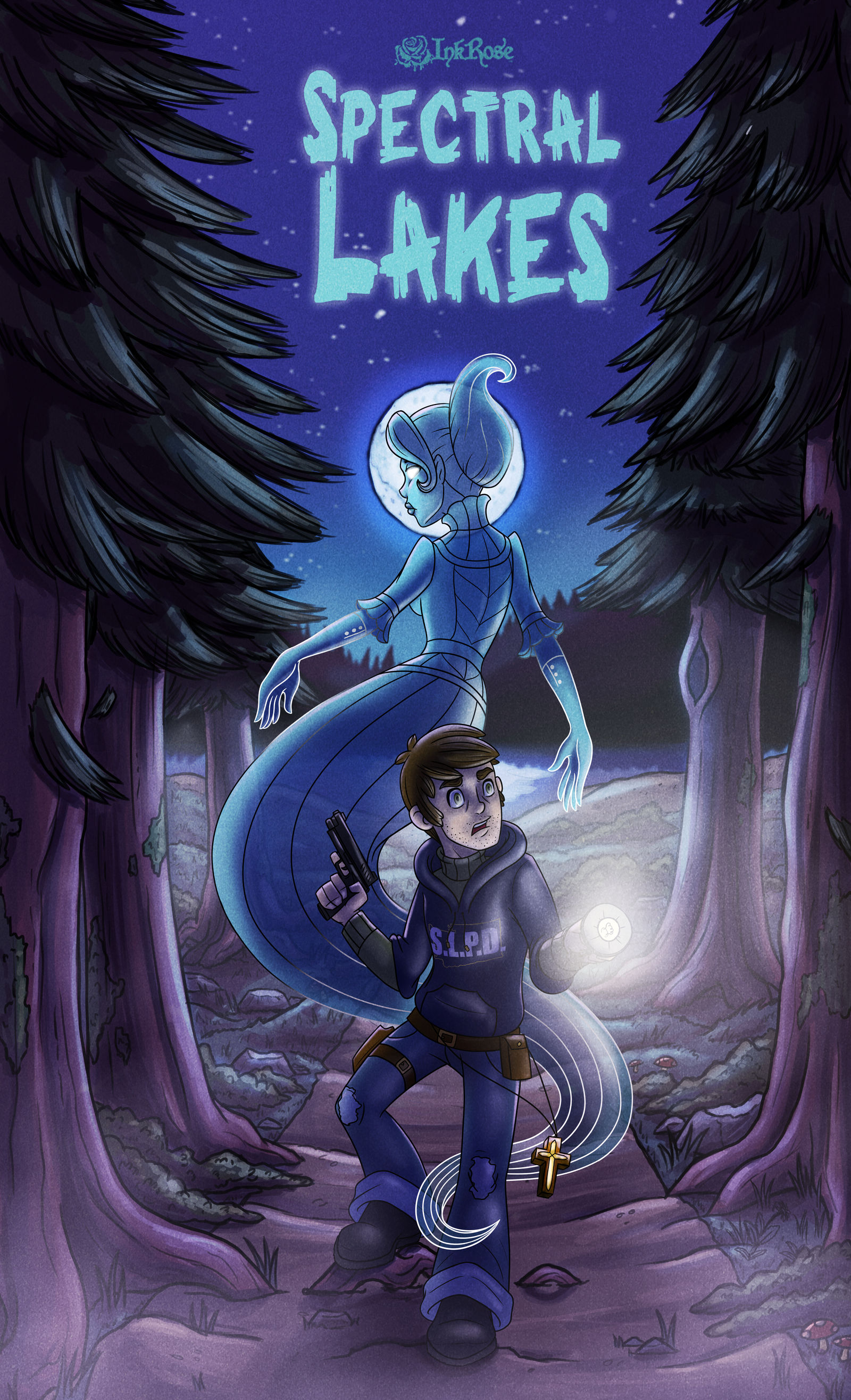 Spectral Lakes Poster by InkRose98