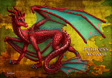 Princess Aelwen: Dragon Form by InkRose98