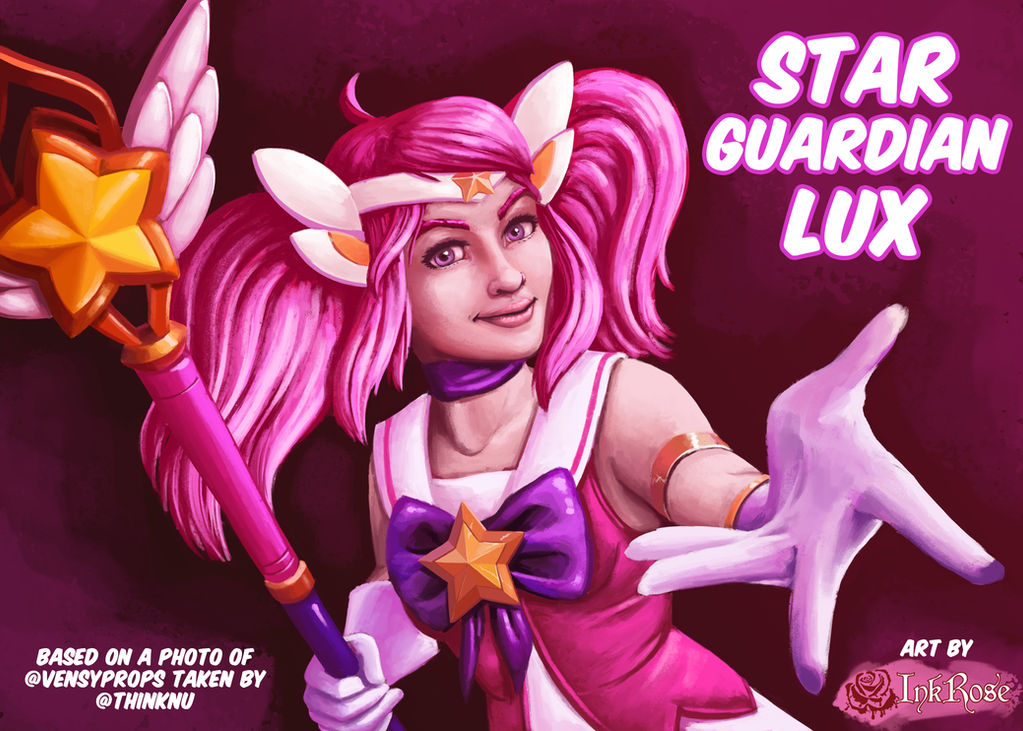 Star Guardian Lux Cosplay Study by InkRose98
