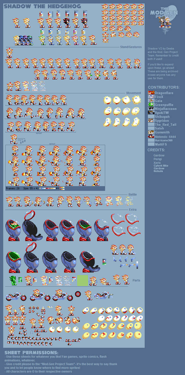 Modgen Super Shadow by SONIcsez1234 on DeviantArt