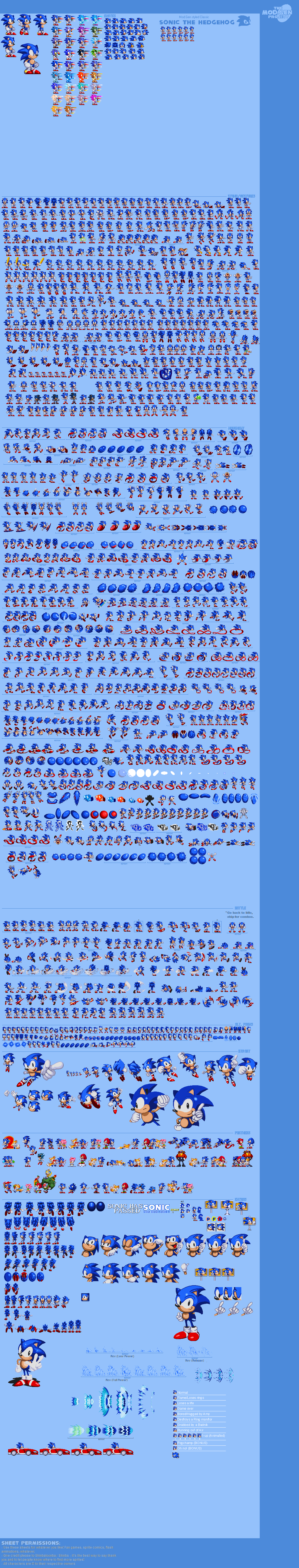 Sonic Before The Sequel Ats Sprite Sheet By Mekantheg