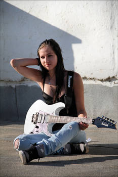 Chick With Guitar