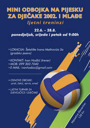 Volleyball school poster