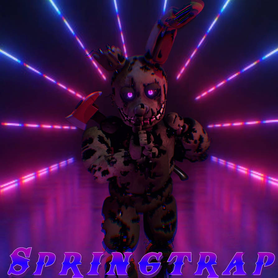 Spring Trap Title Springtrap poster by LaceyDarknessQueen on DeviantArt
