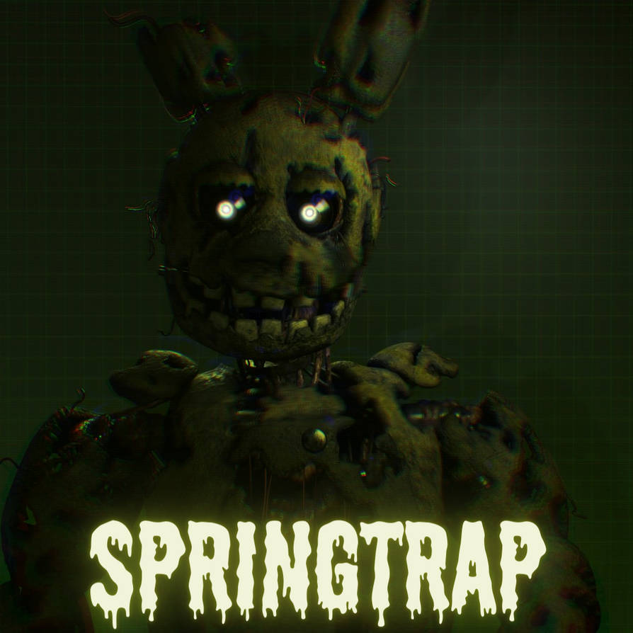 FNAF/Blender-Springtrap render by LaceyDarknessQueen on DeviantArt
