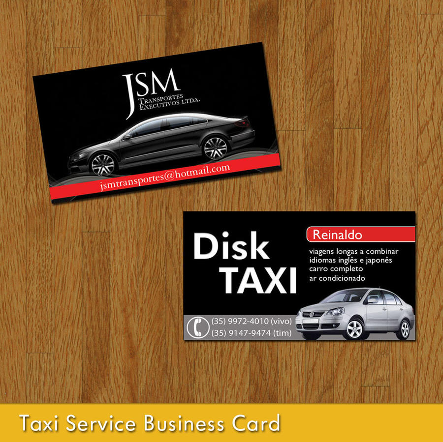 Taxi Service Business Card