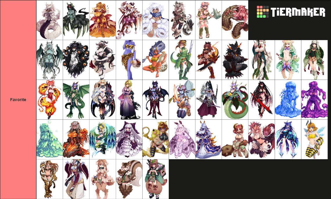 My Favorite Monster Girls From MGE by High-Pie-Chop on DeviantArt