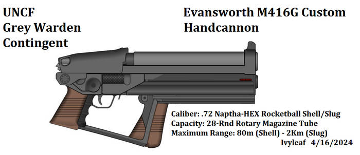 UNCF Evansworth M416G Custom Handcannon