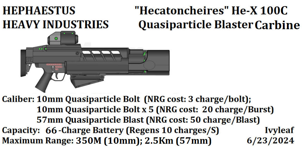 HHI HeX 100C Quasiparticle Blaster Carbine by daemon99 on DeviantArt
