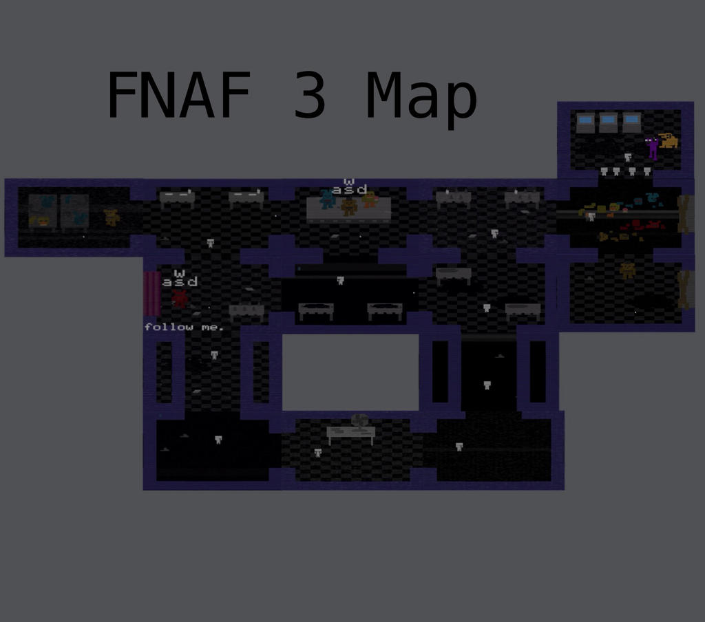 FNaF map (FNAF fan game) by UrbanFoxGamer on DeviantArt