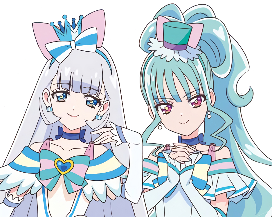 Cure Nyammy and Cure Lillian render by Chokokuki on DeviantArt