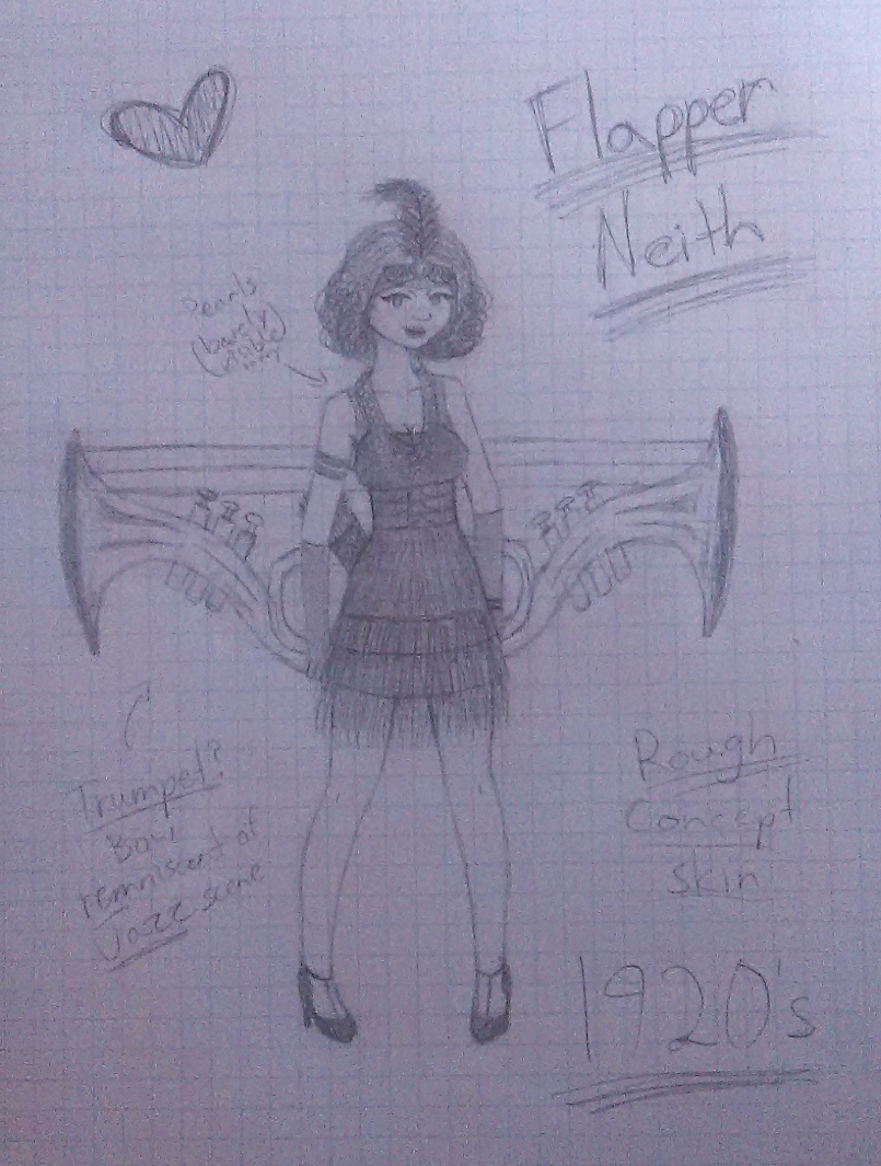 SMITE Neith - Roaring Twenties' Flapper by Harumii-chama