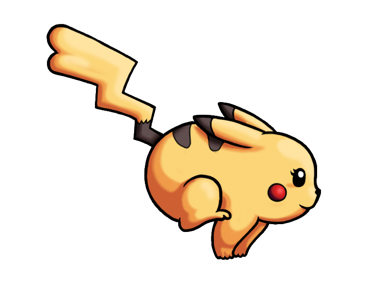 Pikachu Running by LamunesADV on DeviantArt