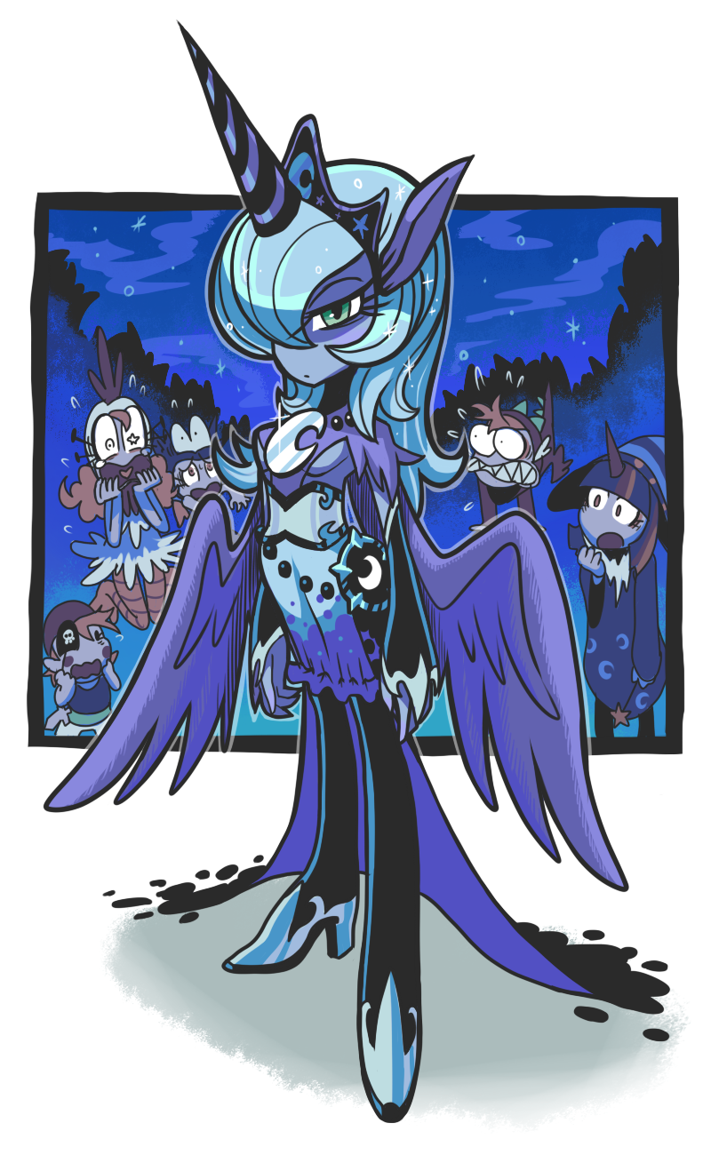 Humanized Princess Luna.