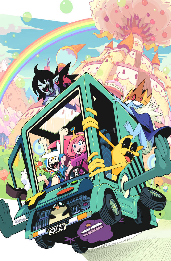 Adventure Time #46 variant cover art by Gashi-gashi