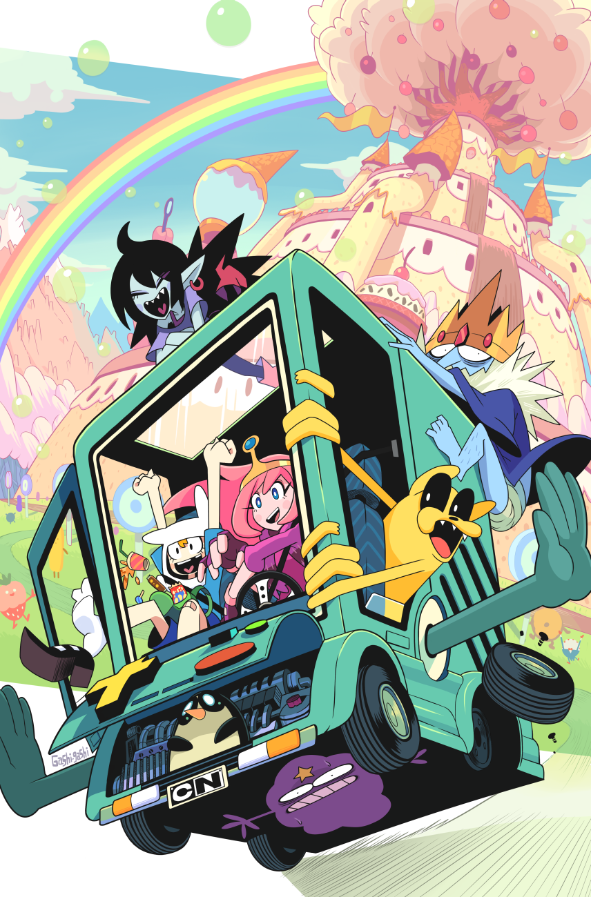 Adventure Time #46 variant cover art by Gashi-gashi