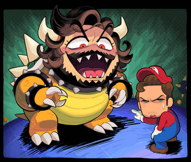 mario and bowser