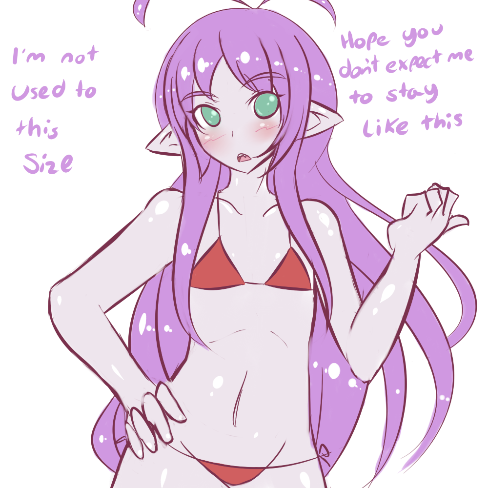 Eira suddenly becomes flat chested for an ask