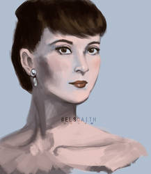 Audrey Hepburn photo study