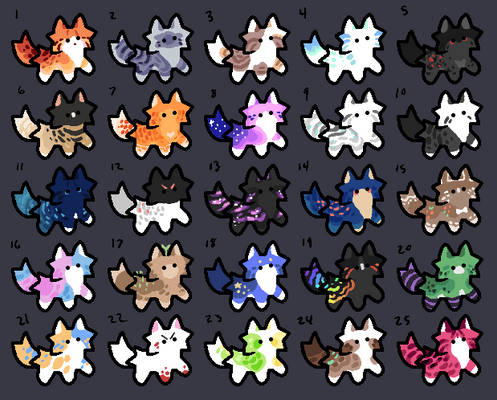 $5 Cat Adopts - 21/25 Open