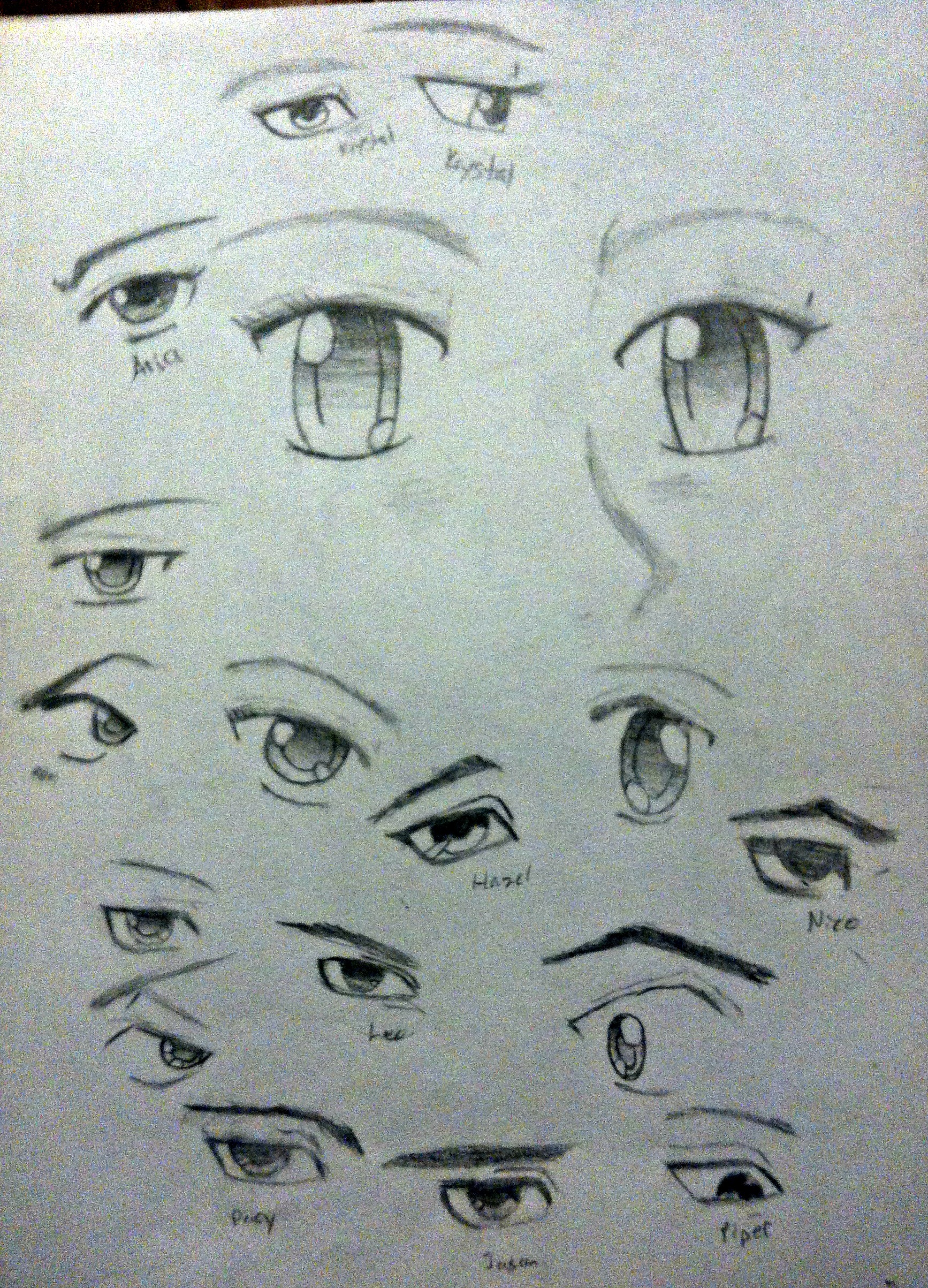 Eye Drawing Practice