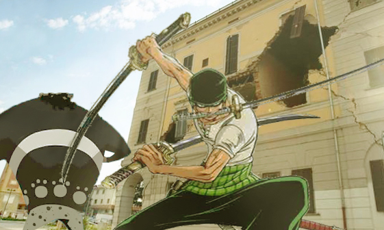 Zoro con Enma by kingdomcustom on DeviantArt