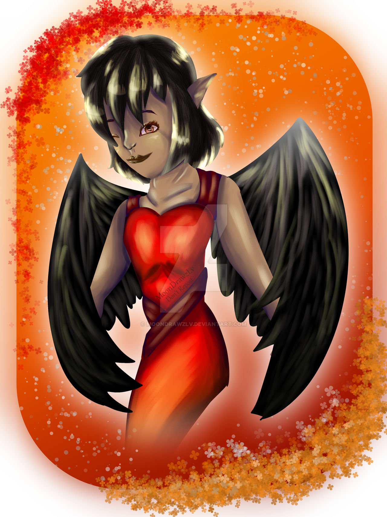 Art Trade Flame Girl By MoonDrawzlv On DeviantArt art-trade-flame-girl-by-moondrawzlv-on-deviantart