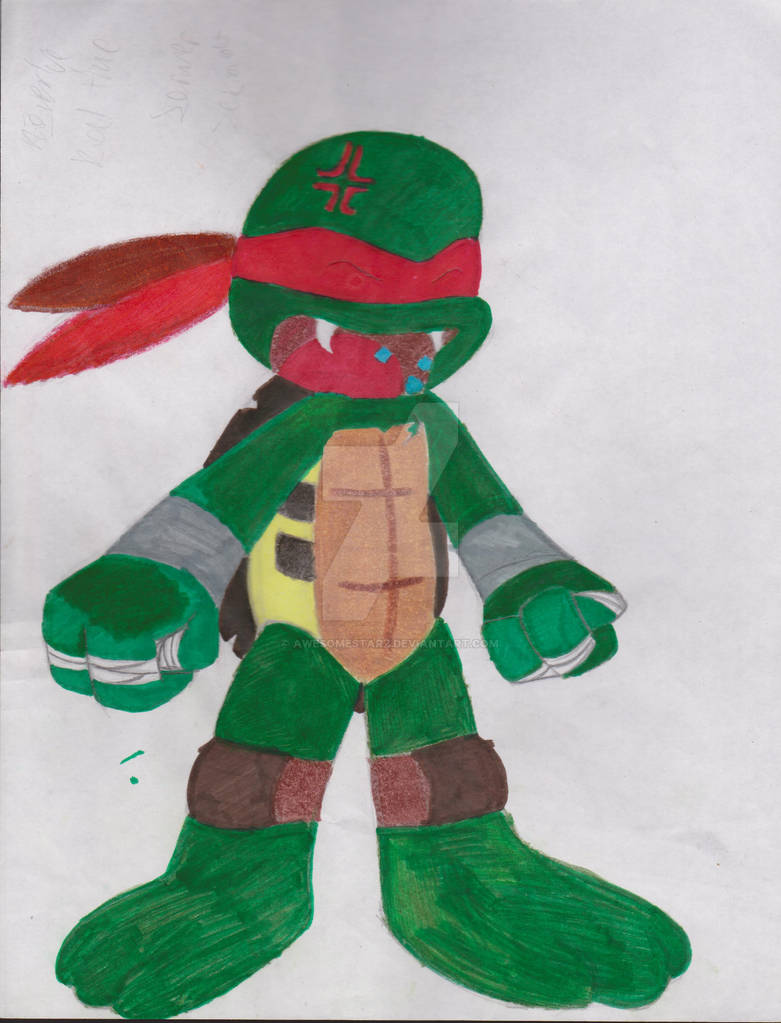 Turtle Tot Raph by awesomestarz on DeviantArt