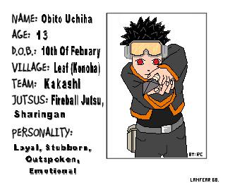 O b i t o - Ninja info Card