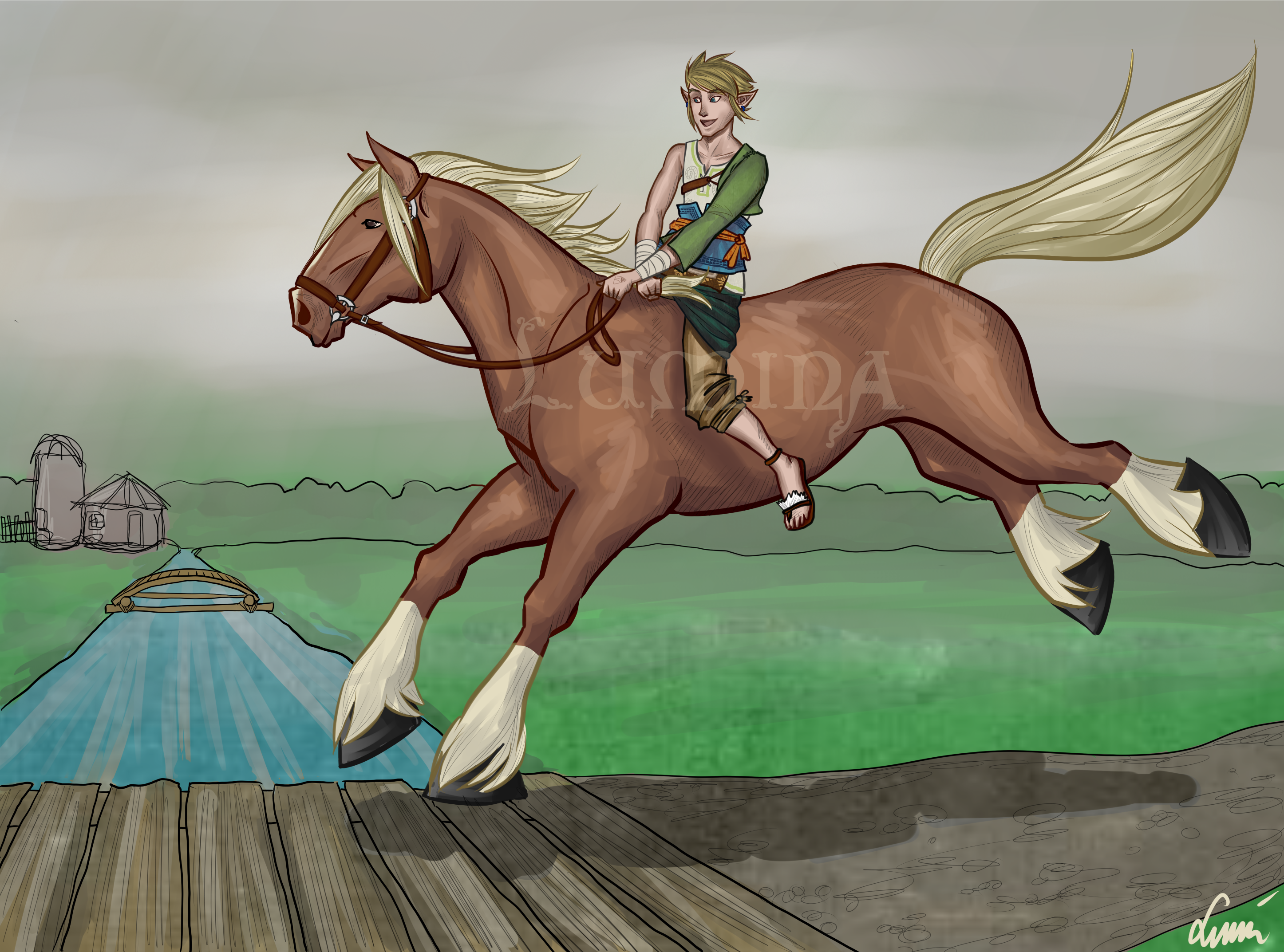 Link and Epona