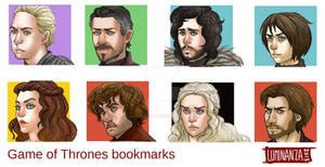 Game of Thrones bookmarks