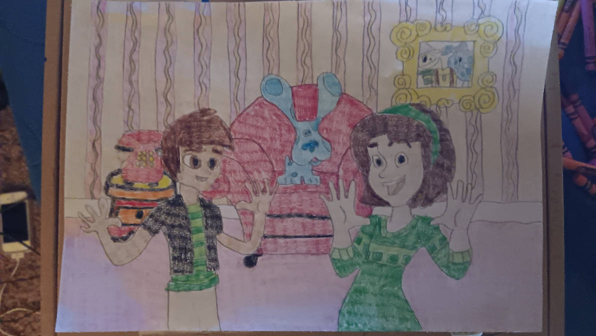 My First Blue's Clues Drawing by BryceAllan13 on DeviantArt