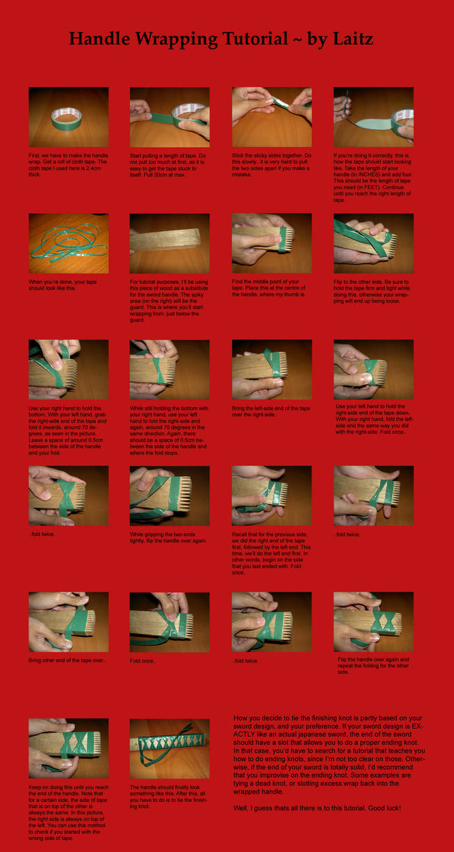 Handle Wrapping Tutorial by Laitz