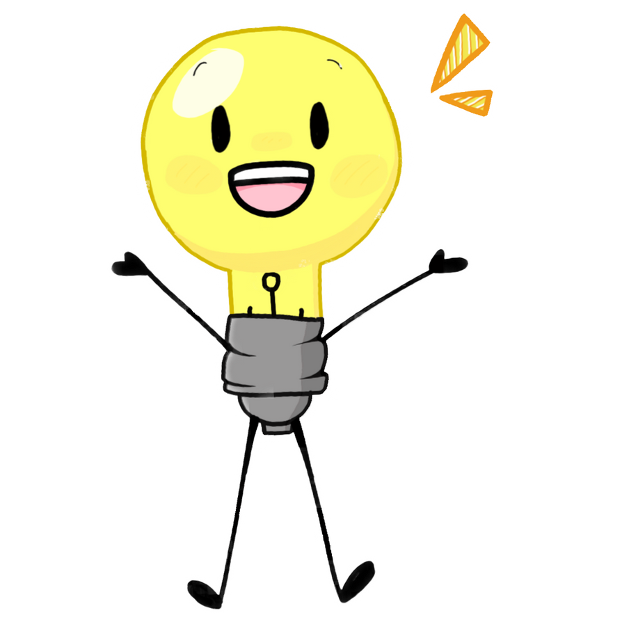 happy Lightbulb :) (inanimate insanity) by ThatOneGalWhoIsWeird on ...