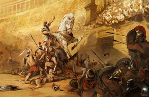 Battle at the coliseum