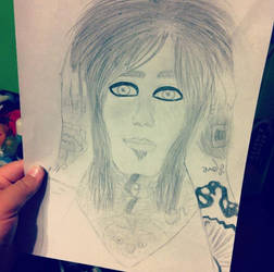 Ronnie Radke pencil drawing