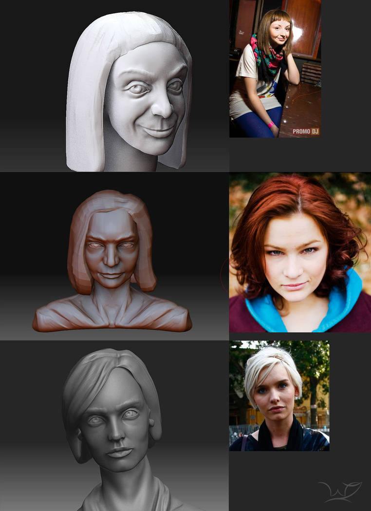Female_face_study_1 by veprikov-wip on DeviantArt