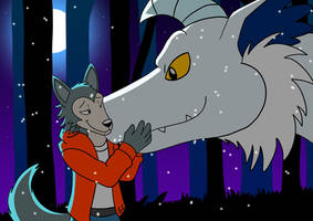 Legosi and Firedrake - Nuzzles