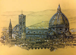 Der il Duomo vom Belvedere aus gesehen