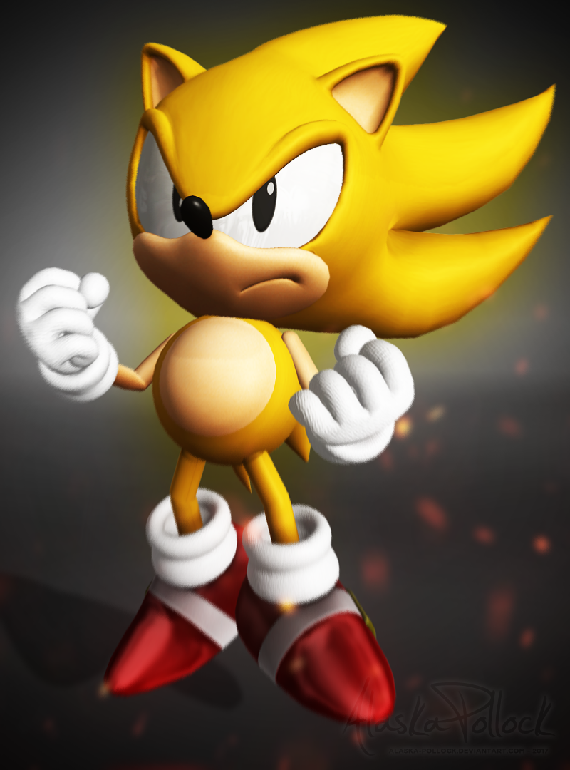 Classic Hyper Sonic by BrutalSurge402X on DeviantArt