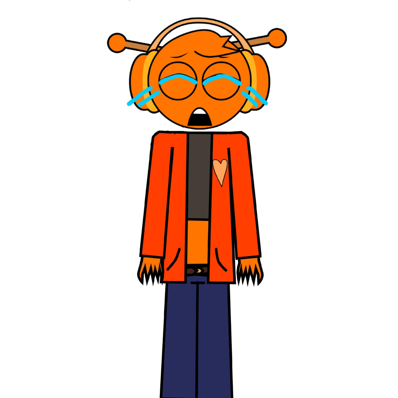 5 human retake sprunki character crying by keitarofrogboy on DeviantArt