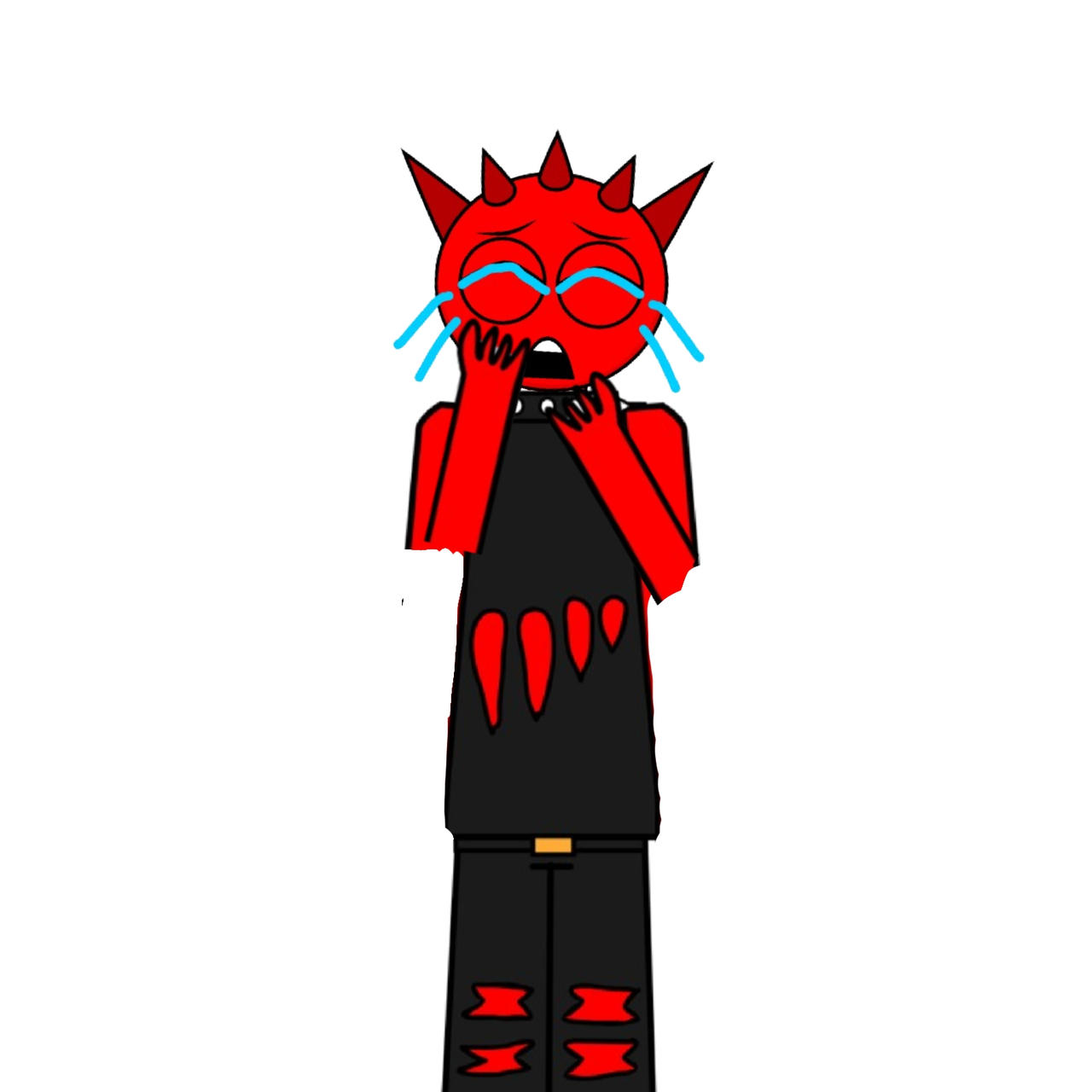 Hanged Raddy Human raddy crying by keitarofrogboy on DeviantArt