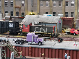 US TT scale layout on Leipzig fair I