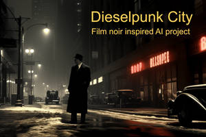 Dieselpunk City AI project - Title page