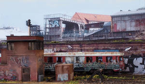 Abandoned railcar