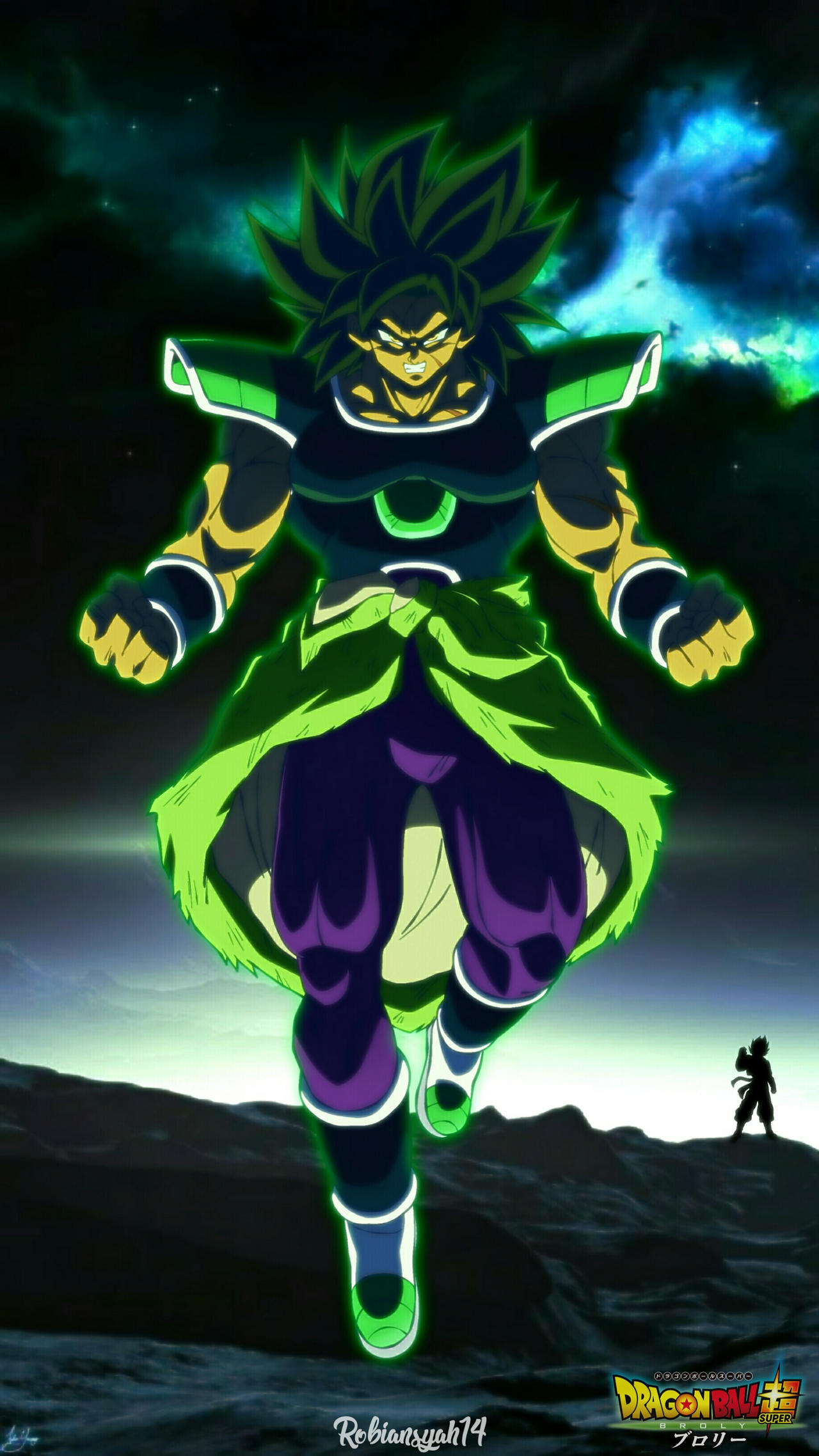 Wallpaper Broly 18 With Gogeta By Rizkyrobiansyah On Deviantart