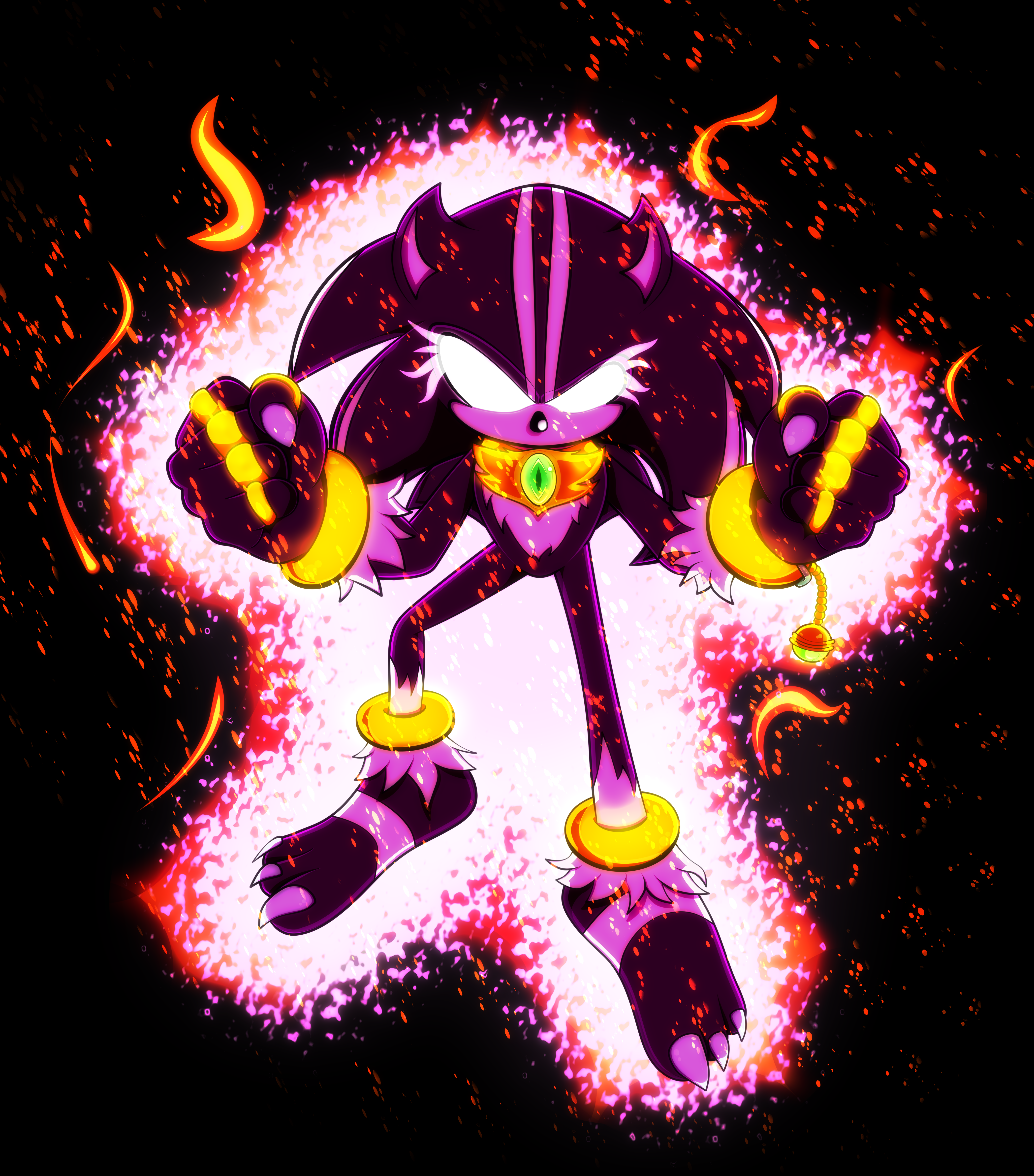 An artwork of Darkspine Sonic that I made back in 2020! : r/SonicTheHedgehog