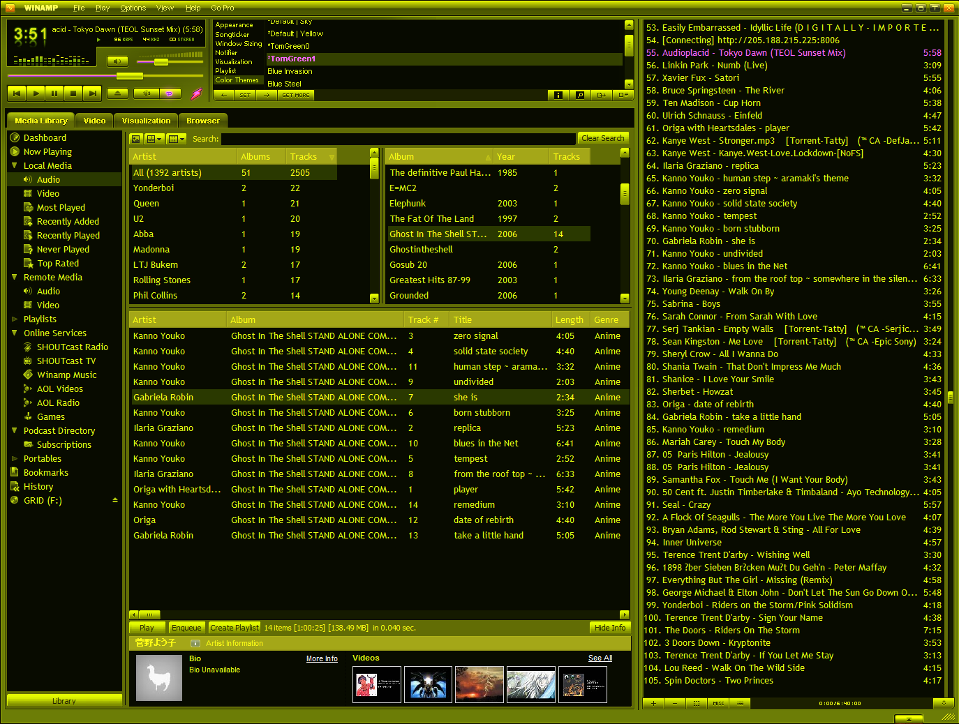 Winamp Green BigBento