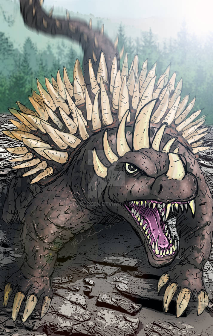 Anguirus by Fourgreen on DeviantArt