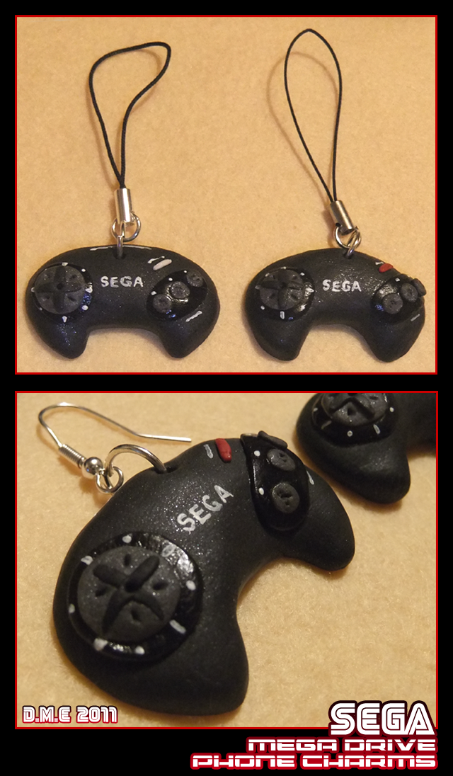 SEGA Mega Drive Phone Charms